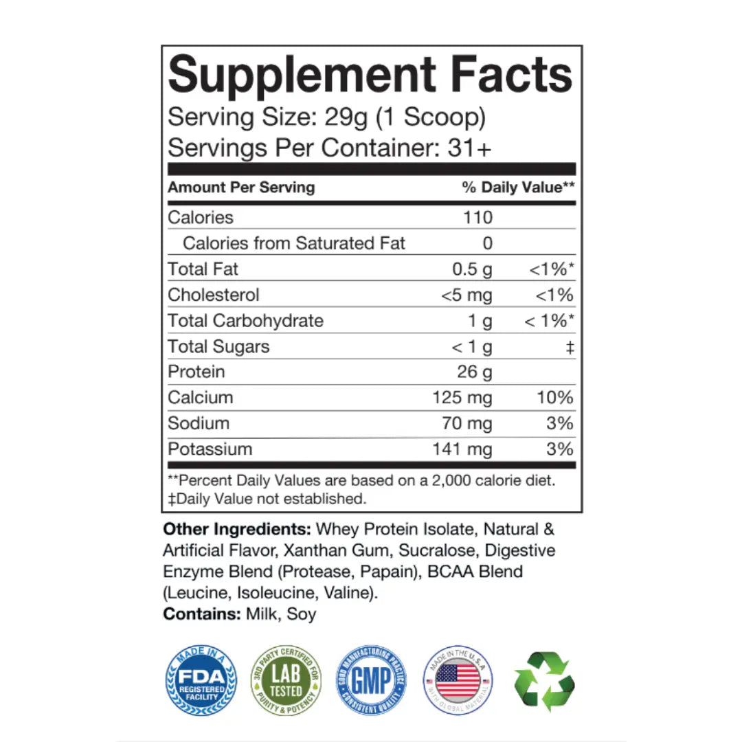 Whey Isolate Protein (Vanilla Milkshake) - Image #4