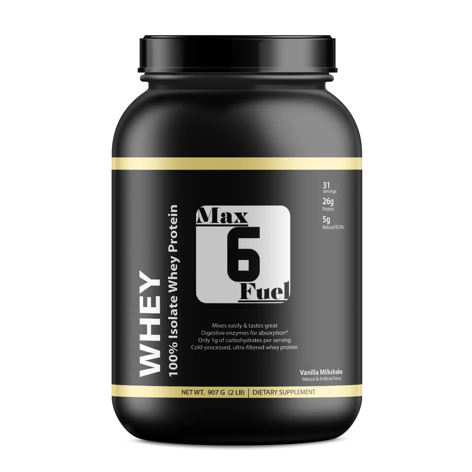 Whey Isolate Protein (Vanilla Milkshake) - Image #3